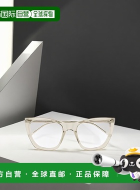 香港直邮Saint Laurent 矩形平光镜 SL214KATETHINOPT