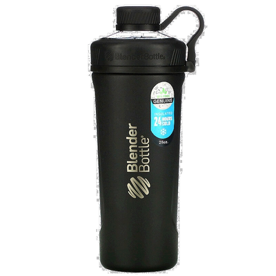 香港直发Blender Bottle,Radian，绝缘不锈钢，亚光黑色，26 盎司