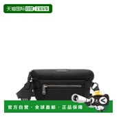 Bravo男士 自营欧洲直邮Tumi途明 Alpha 黑色弹道尼龙拉链开合腰包