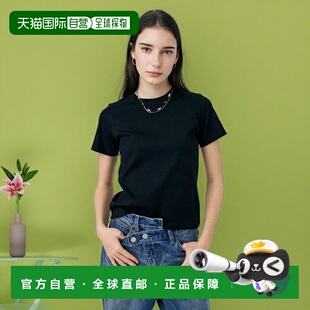 1h可退 日本直邮MOUSSY 女士SUVIN GIZA棉质T恤 010IS1806921