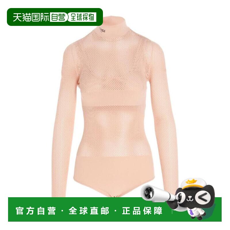 香港直邮Fendi 高领罩衫 FS7850AC45长袖上衣女装针织衫图片