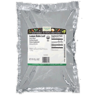 香港直发Frontier Co Op草本补充剂含有机香蜂花叶453g