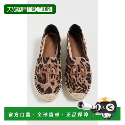 1h可退 美国直邮ANINE BING 女士 Paloma 帆布面凉鞋 colorful花