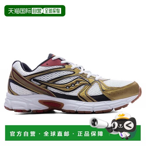 自营Saucony Ride千禧S70812-74男士白色金属金色跑步鞋MEW540-白