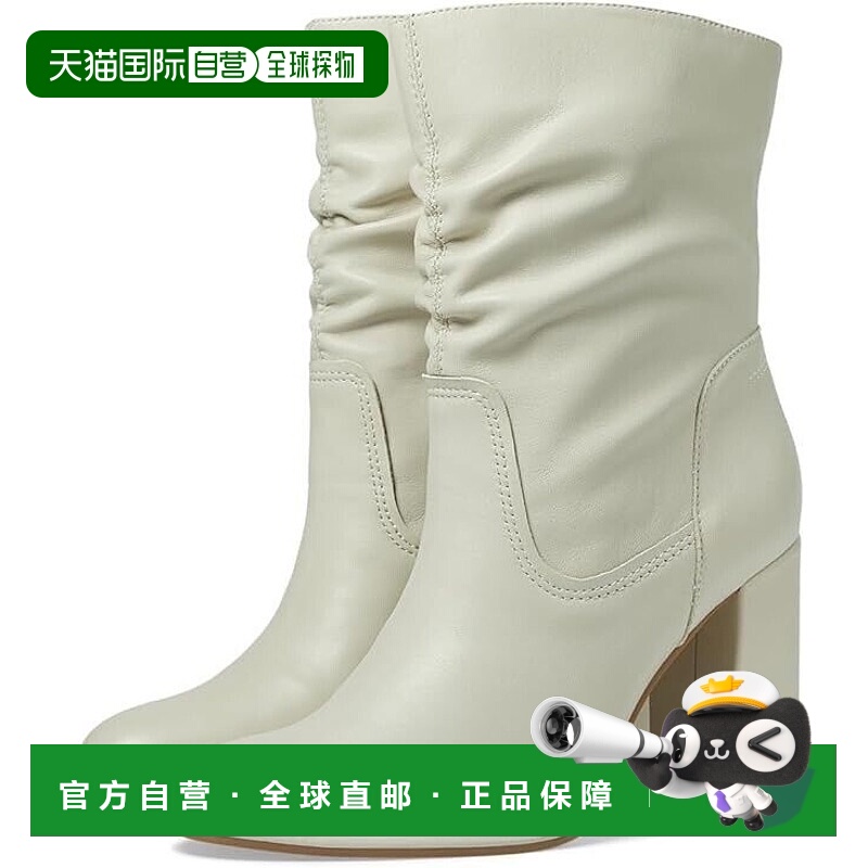 自营Steve Madden Vector VECT01S1女式8.5骨皮革中筒靴FZP181（8