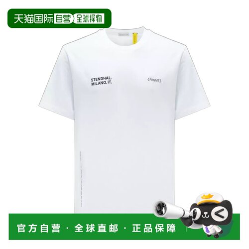 1h可退 香港直邮奢淘 Moncler x FRGMT圆领短袖T恤 男 I209U8C000