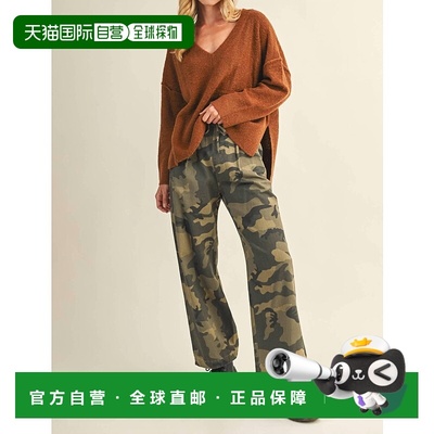 自营mustard seed迷彩前系带长裤 美国奥莱直发