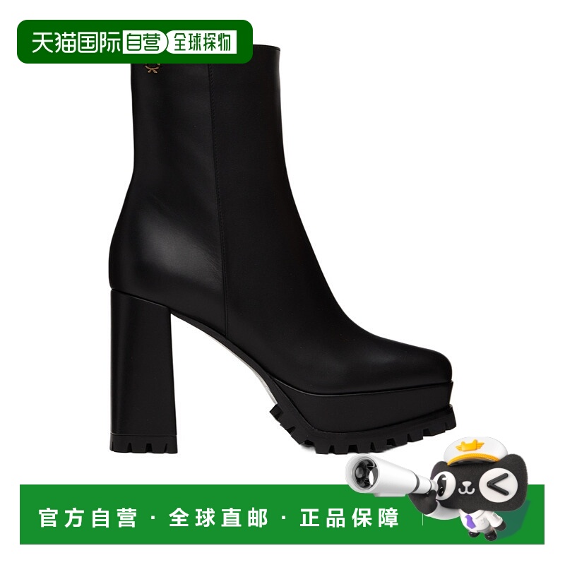 香港直邮Gianvito Rossi Harlem 高跟踝靴 G7317870GOMVGINERO