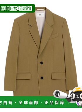 1h可退 香港直邮Ami Paris 羊毛长袖西装外套 HBV001WV0067