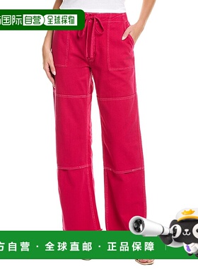 自营 redoneRE/DONE沙滩裤-粉红色 美国奥莱直发女装休闲裤阔腿裤