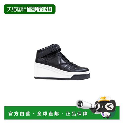 香港直邮GUESS 女士运动鞋 FLFRUKELE12BLACK AW2025 黑色 RUBEKA