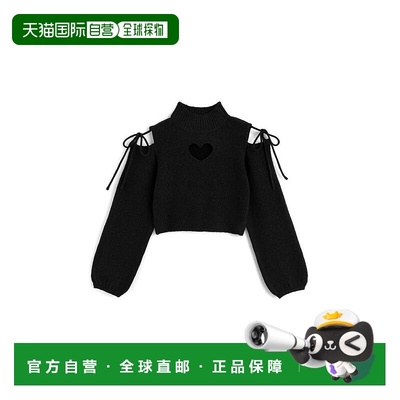 日本直邮日潮 GRL 爱心镂空肩部绑带针织上衣 mb1615 早秋穿搭