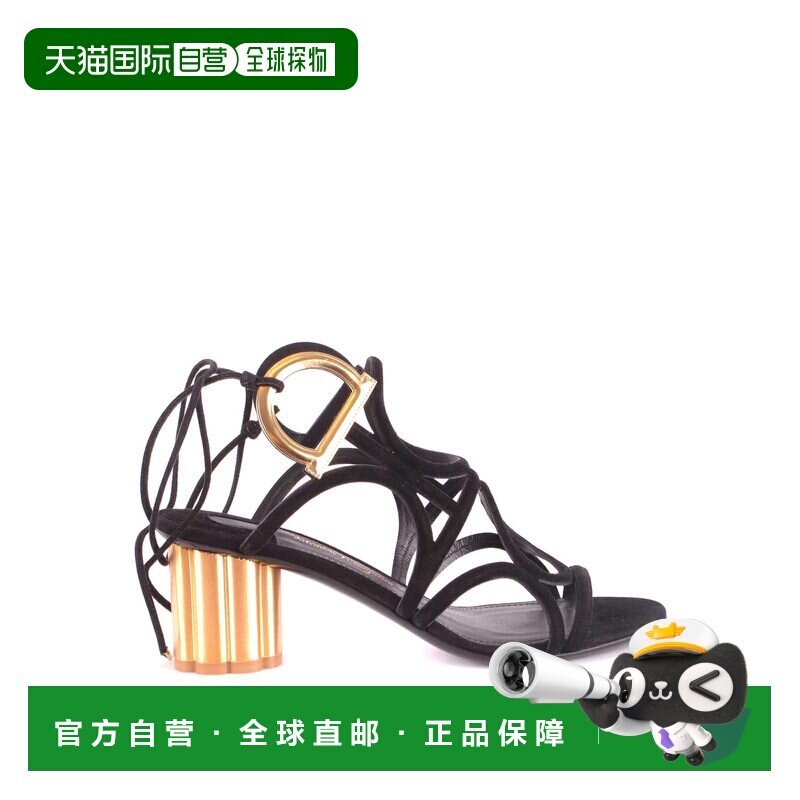 香港直邮SALVATORE FERRAGAMO 女士凉鞋 672605 SS2018 黑色单鞋