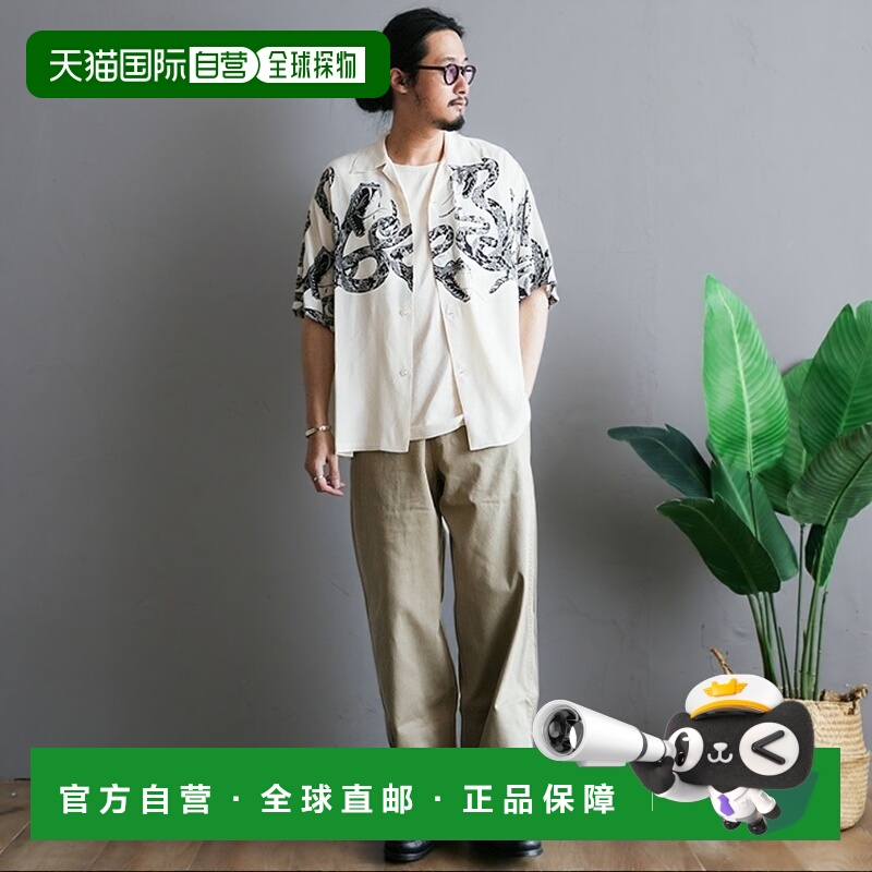 日本直邮gold “MONOTONE RATTLE SNAKE” 开襟衬衫 单色响尾蛇开