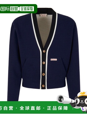 香港直邮MARNI 男士外套 AW2025 FUMU0150QXUTC45900B62蓝色 开衫