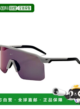 自营Nike Men's 61 mm White Sunglasses - white navy 美国奥莱