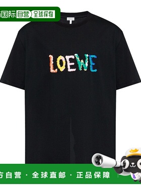 香港直邮LOEWE 男士T恤 H526Y22XBF1100 AW2024黑色 男装
