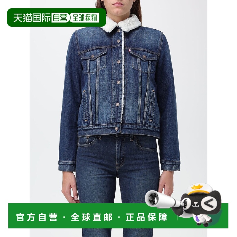 1h可退 香港直邮潮奢 Levi'S 李维斯 女士 长袖牛仔外套 36136