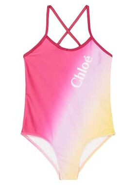 Chloe 蔻依 女童 徽标扎染泳衣童装 pink粉色 舒适时尚