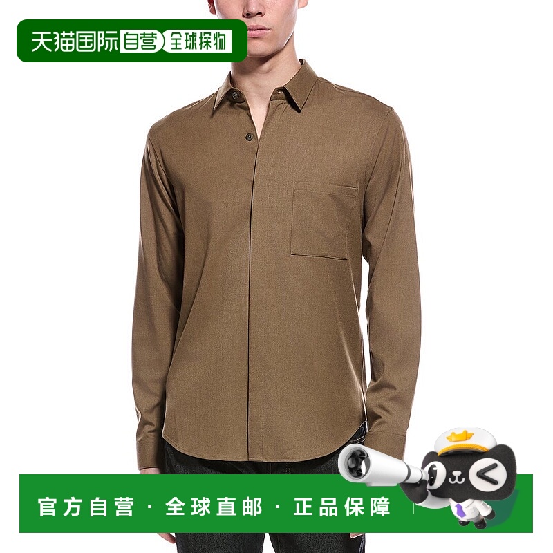 自营Theory Rammy Shirt - brown 美国奥莱直发
