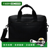 香港直邮潮奢 Faux HUGO 男士 1h可退 Hardware 雨果 黑色 Leathe