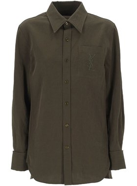 SAINT LAURENT 女士衬衫 823673Y3D501342 SS2025