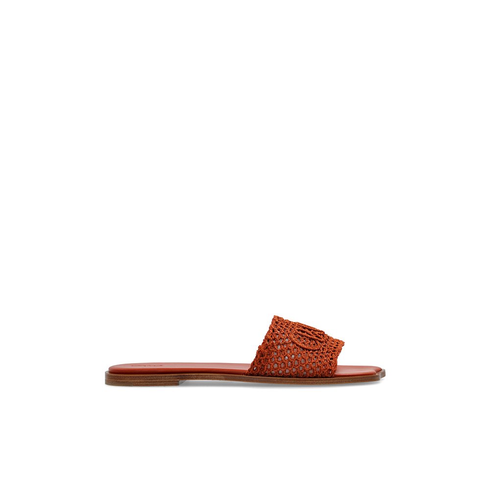 CHLOÉ 女士凉鞋 CH25A12LRG841 AW2025 棕色 徽标拖鞋