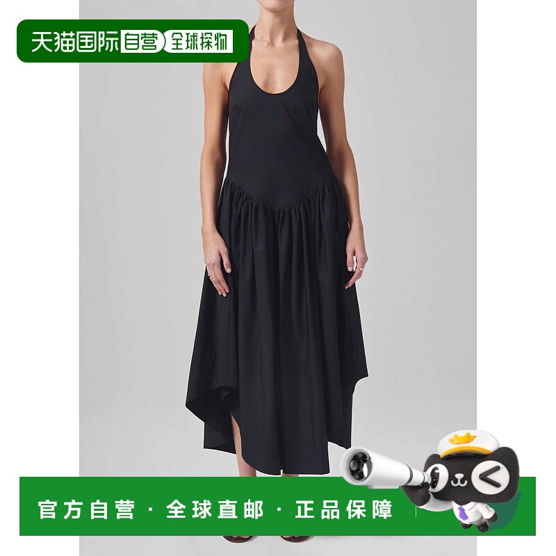 自营 citizens of humanityPoppi吊带裙黑色 美国奥莱直发连衣裙