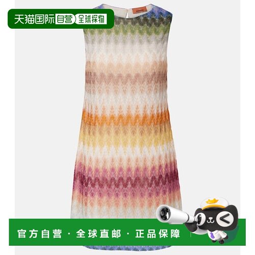 香港直邮MISSONI 米索尼 女士 无袖迷你连衣裙 colorful花色 舒适