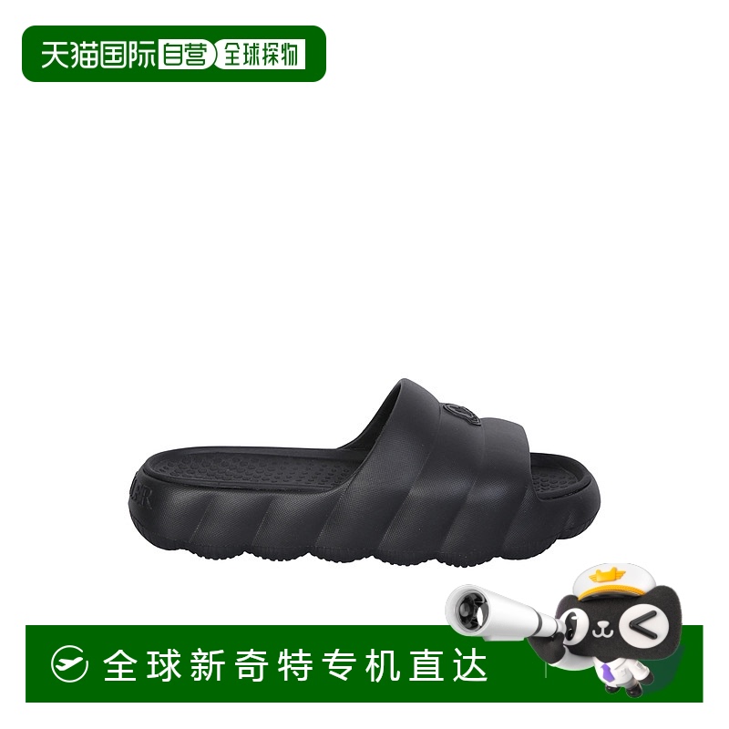 1h可退 香港直邮潮奢 Moncler 盟可睐 男士 徽标拖鞋 I109A4C0001