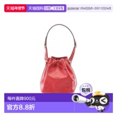 日本直邮中古LV路易威登女包B级9新Petit Noe水桶包牛皮单肩包红