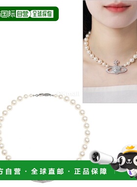 韩国直邮vivienne westwood 通用 项链珍珠薇薇安配饰项圈