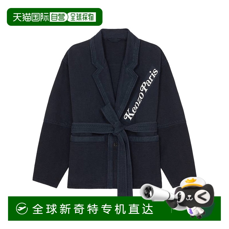1h可退 香港直邮KENZO 男士夹克 FE55VE2279OS77 SS2024 黑色 长