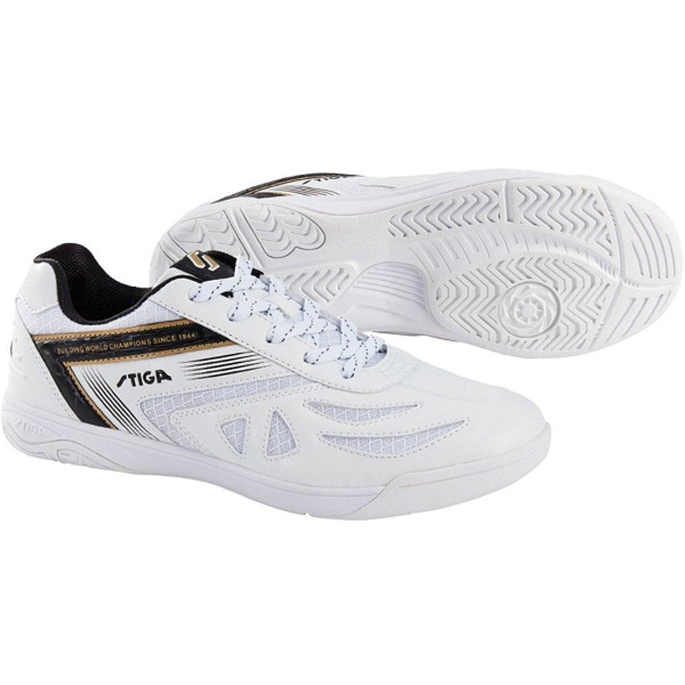日本直邮STIGA STIGA 鞋 CN-III 白黑乒乓球鞋 CS9611