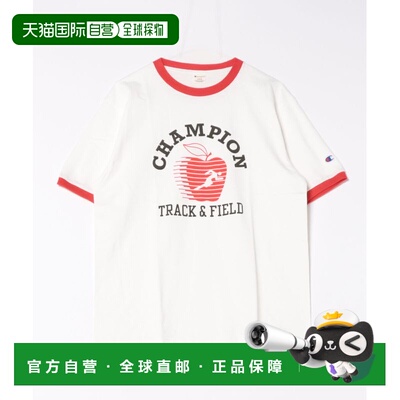日本直邮冠军 Champion 男女同款短袖Ringer T恤 00503021015