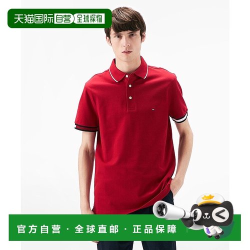 日本直邮TOMMY HILFIGER 旗帜袖口修身POLO衫 [TO3203EM012400]