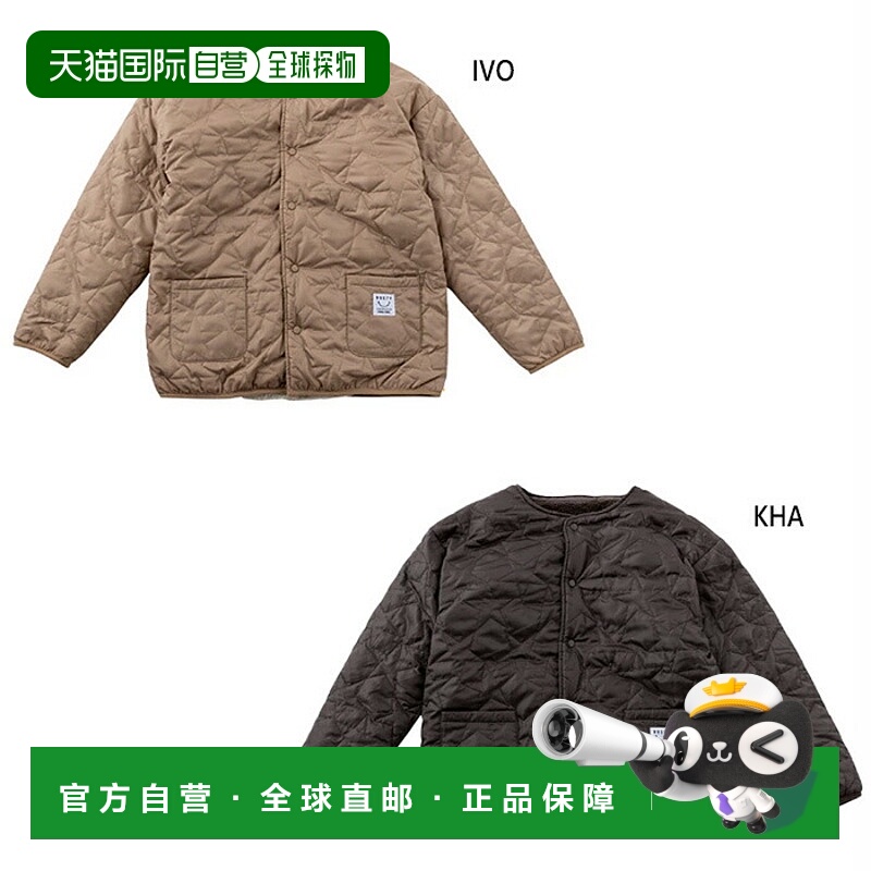 日本直邮Rusty Junior 儿童女童双面休闲服卡其色RUSTY 981201