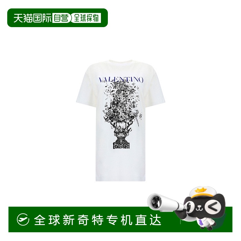 香港直邮VALENTINO 女士衬衫 UB3MG08X5UE0BO AW2023 白色 VALENT
