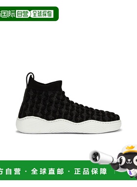 1h可退 香港直邮Alaia 女士 花瓣运动鞋 AA3T011TK003 black黑色