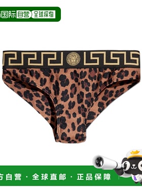 香港直邮VERSACE 女士泳装 AW2024 10085851A123195N440黑色 泳裤