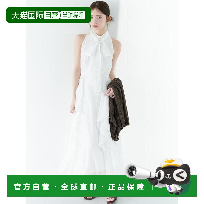 1h可退 日本直邮SNIDEL 荷叶边美式无袖连衣裙 日系甜美穿搭吊带