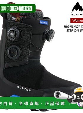 日本直邮BURTON 女士 Highshot X Pro Step On 宽版滑雪靴