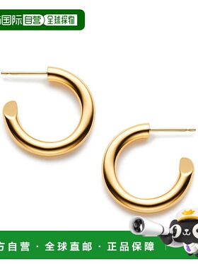 1h可退 日本直邮CAREERING PLACEBO 701 YW款 925银18K金耳环配饰