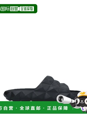 香港直邮valentino 华伦天奴 男士 Slides 便鞋 black黑色 舒适时