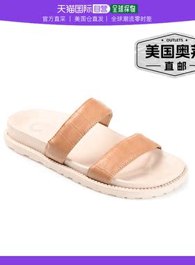 Journee Collection Women's Stellina Sandal - mocha 【美国奥