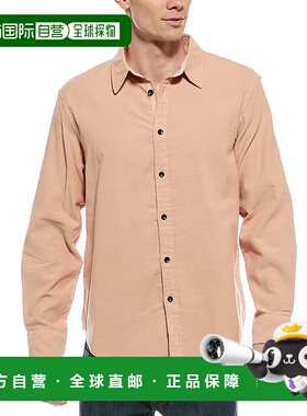 自营rag & bone碎骨芬奇灯芯绒衬衫-粉红色 美国奥莱直发