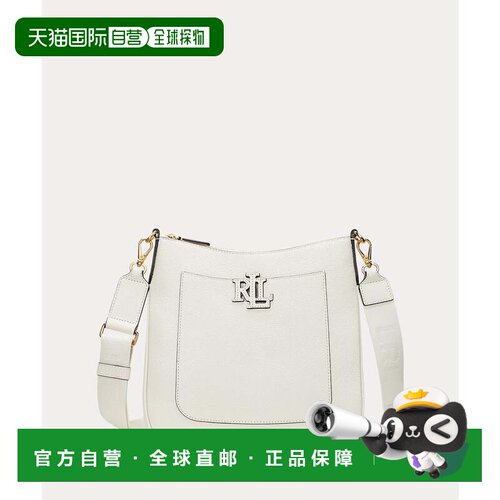 日本直邮Pebbled Leather 白色 大容量斜挎包