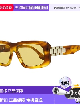 自营 victoria beckham维多利亚 贝克汉姆 女士链式矩形太阳镜 VB