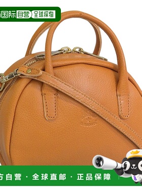 日本直邮IL BISONTE 包女士 单肩包皮革橙色 BHA019PV0001OR178B