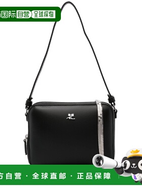 1h可退 香港直邮Courreges 女士 云彩手提包 424GSA146CR0065Blac